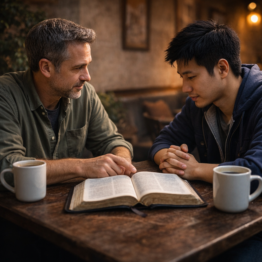 사람은 조언보다 말씀으로 자랍니다